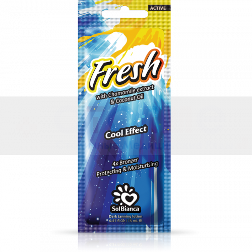 Крем Fresh с экстрактом ромашки, маслом кокоса, бронзаторами и охлаждающим эффектом SolBianca, 15 мл, 1 шт/упк Крем Fresh с экстрактом ромашки, маслом кокоса, бронзаторами и охлаждающим эффектом SolBianca, 15 мл, 1 шт/упк