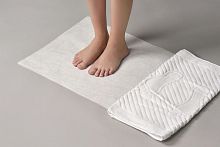 Коврик из спанбонда 80 г/кв.м, 45х60 см, белый, 100 шт/упк