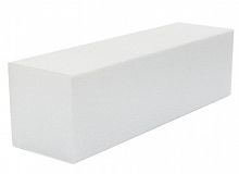 Баф для ногтей 100/100 грит, 10х2,5х2,5 см, Белый, 1 шт/упк