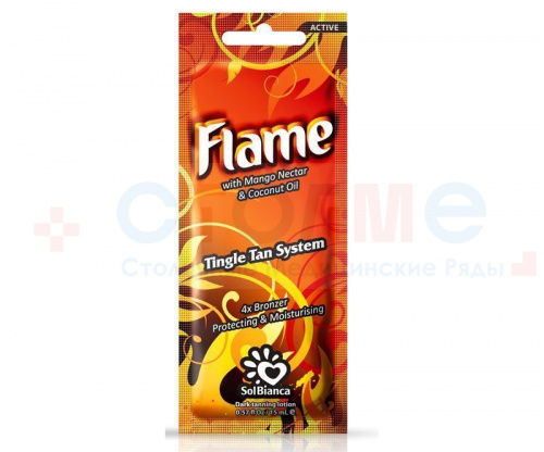 Крем Flame с нектаром манго, бронзаторами и Tingle эффектом SolBianca, 15 мл, 1 шт/упк Крем Flame с нектаром манго, бронзаторами и Tingle эффектом SolBianca, 15 мл, 1 шт/упк