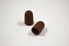 Песочный колпачок на тканевой основе, 7 мм, 320 грит, коричневый, 10 шт/упк